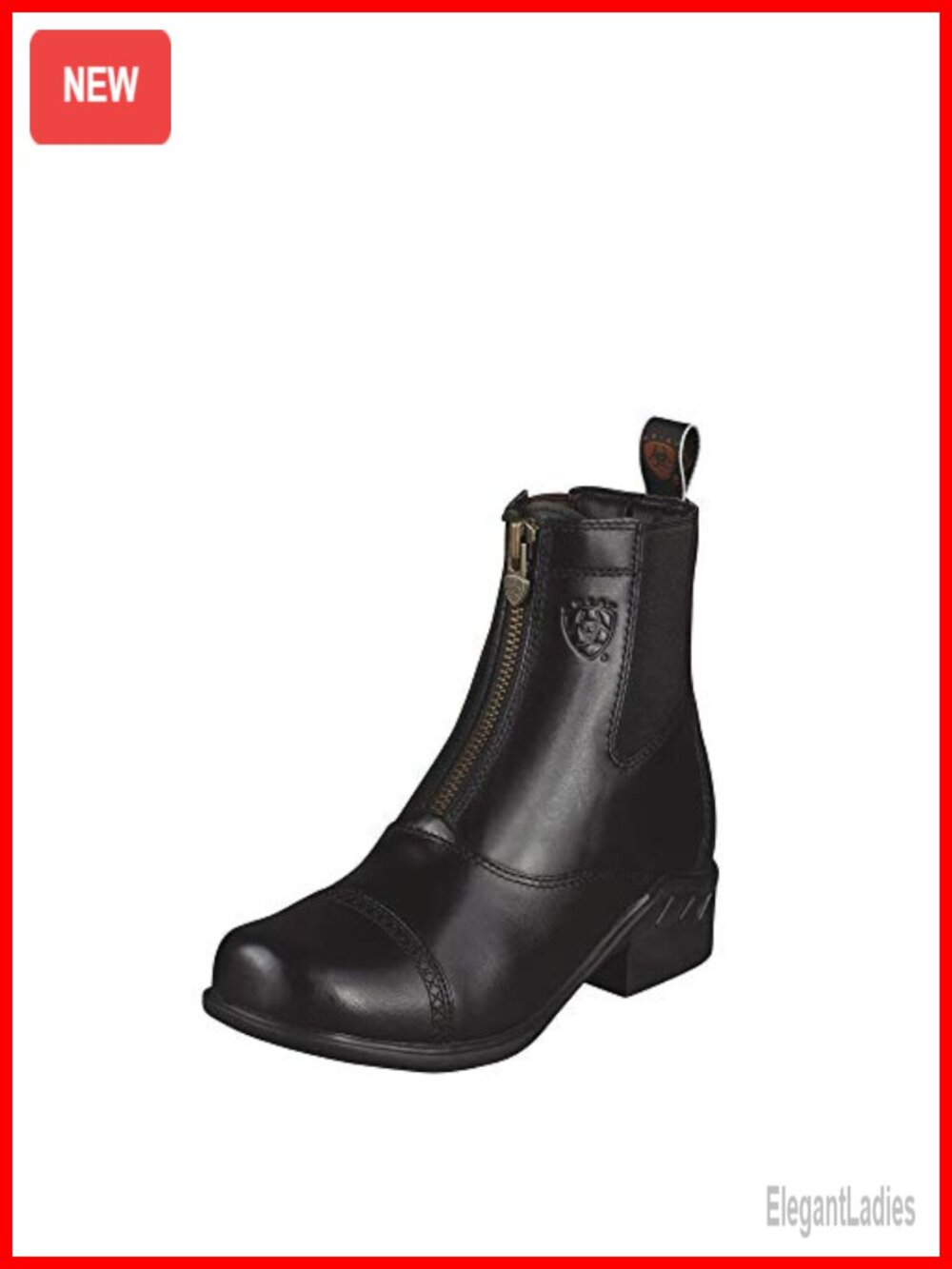 Ariat Heritage Zip Paddock Boot Full-Grain Leather Equestrian